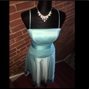 Tiffany Blue Midi Dress